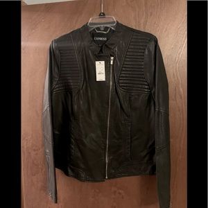 Express minus the leather moto jacket